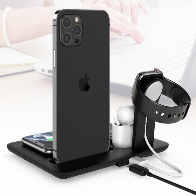 15W Fast 4 in 1 Foldable Charging Dock Station - Lovely Products