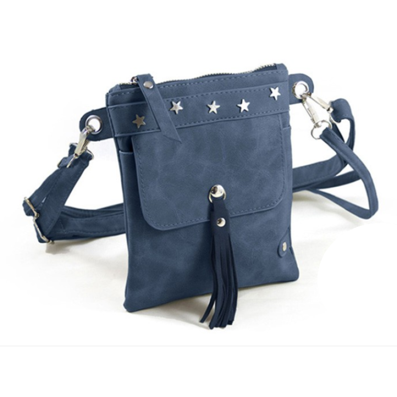 Crossbody-heup tasje donkerblauw sterren