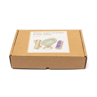 Smudge set witte salie, lavendel & Palo Santo