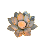 Lotus sfeerlicht naturel goudrand 