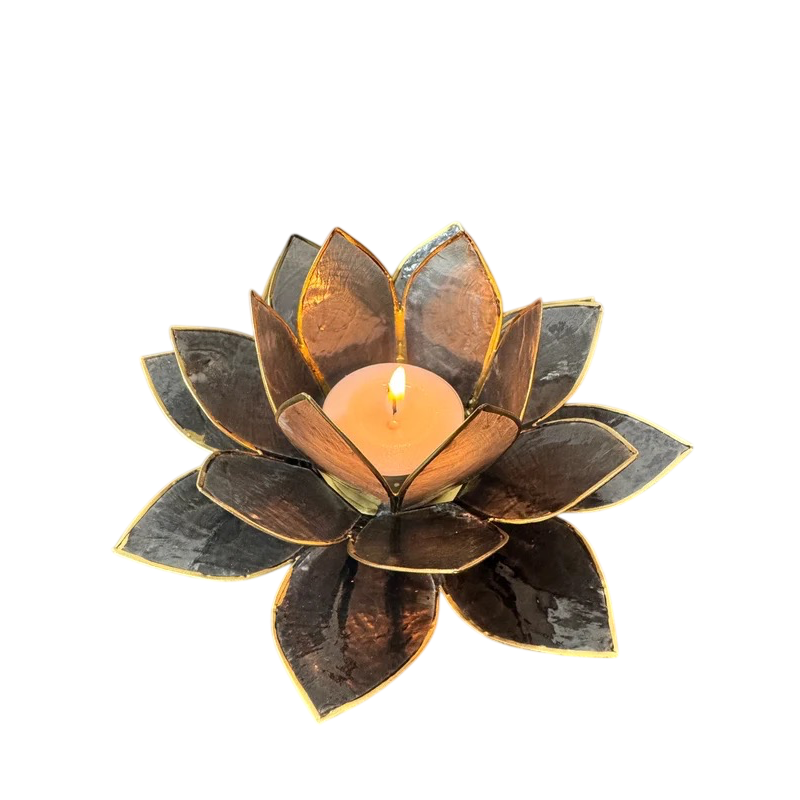 Lotus sfeerlicht zwart