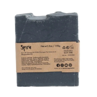 Edelsteen Zeep – Bamboe-Houtskool & Zwarte Toermalijn – Bescherming (100 gram)