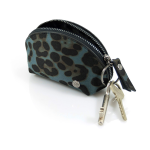 Sleutel- / tassenhanger tasje panter grijs