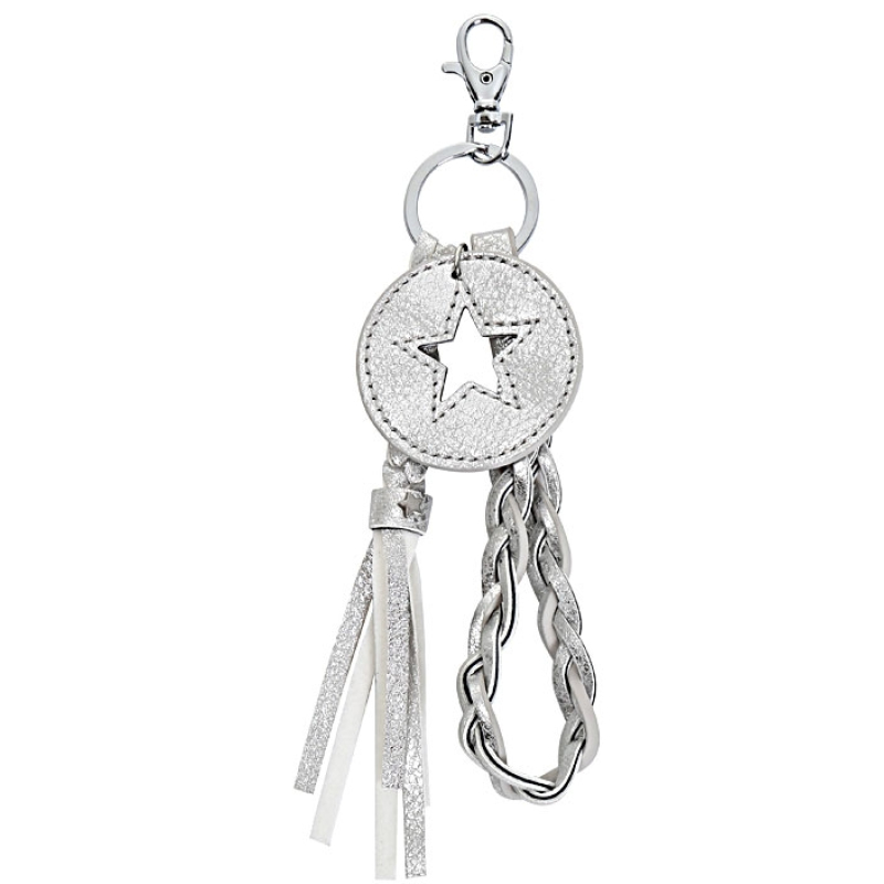 Tassen / sleutelhanger zilver